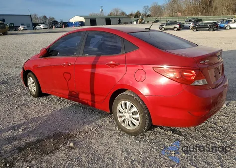 2014 Hyundai Accent Gls from USA, damaged, VIN KMHCT4AE2EU757533